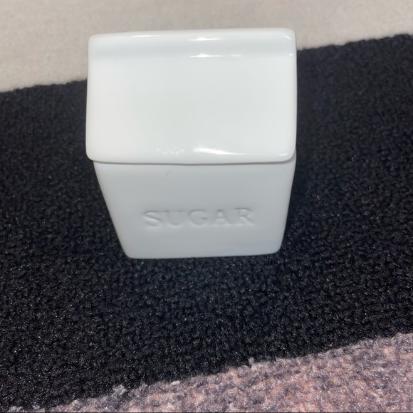 🍶 Ceramic Milk Carton Box Sugar & Cream Serving Set - Picture 6 of 8